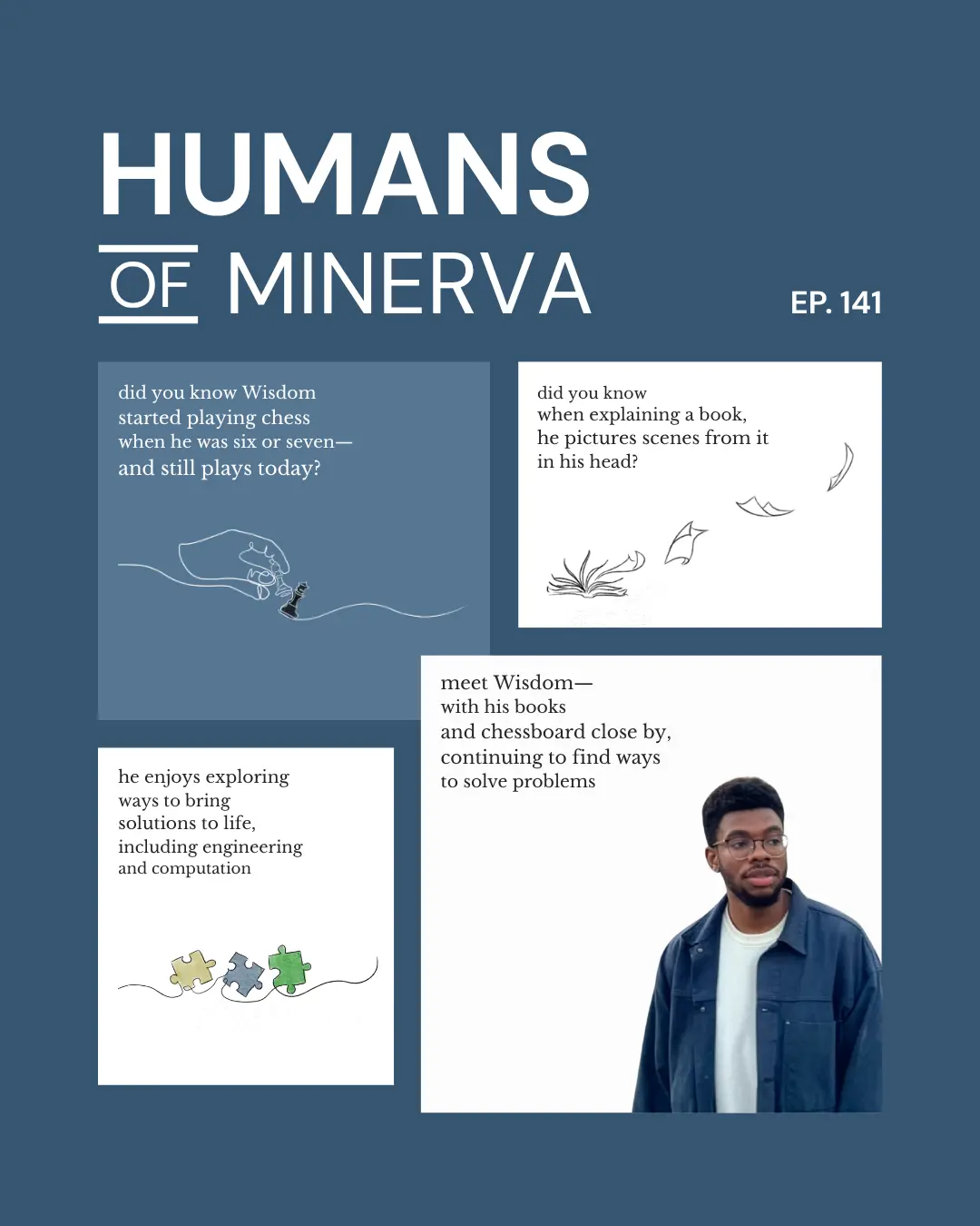 Illustrated visual story for Wisdom, episode 141